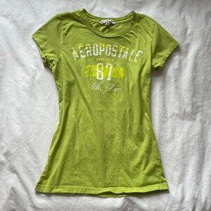 2000s Green Aeropostale Baby Tee